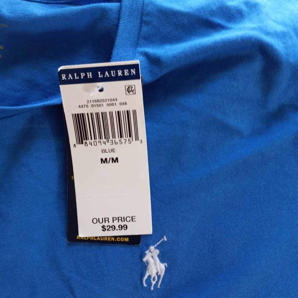 RL crew neck tee